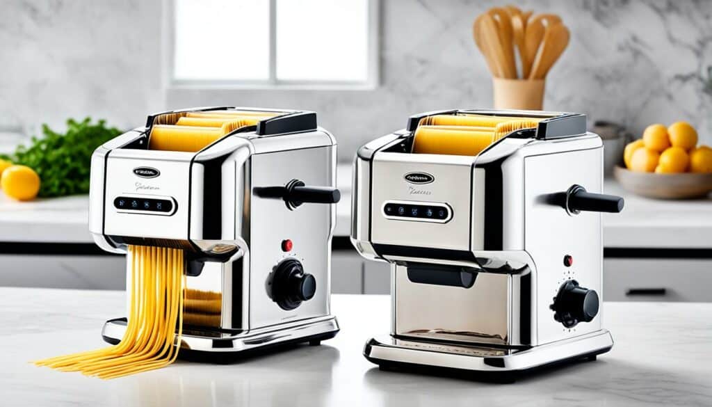 electric and manual pasta makers